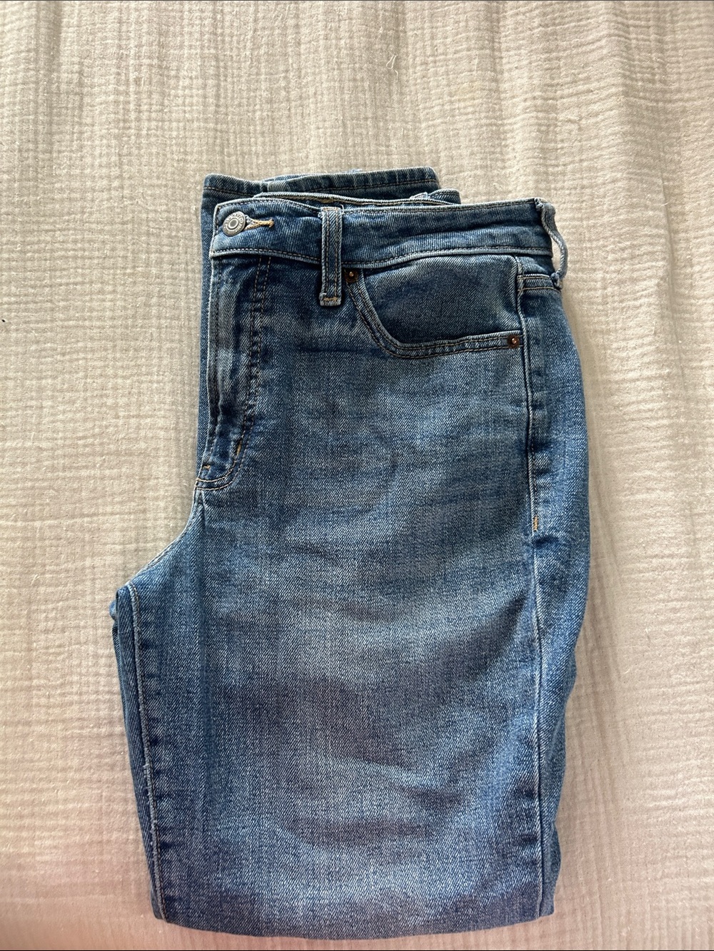 Old Navy O.G. Straight High-Rise Blue Denim Jeans